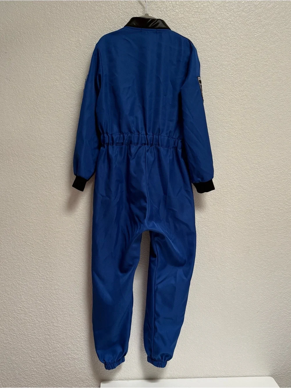 Kids Blue Space Pilot Costume Jacket with NASA Patches